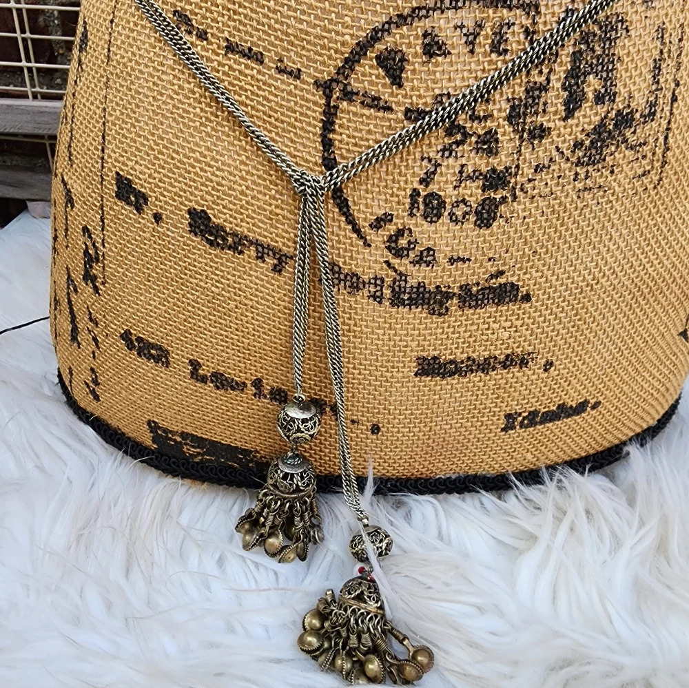 Vintage Brass Tone Belly Dancer Belt S- M